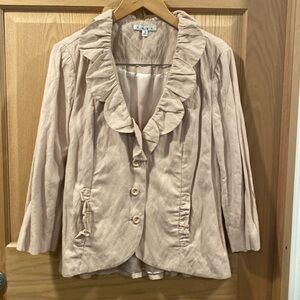 Cabi petal jacket  size 14 nwot